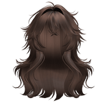 Messy Loose  Anime Girl Hairstyle (Brown)