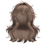Messy Loose  Anime Girl Hairstyle (Milktea Brown)