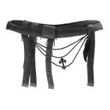 messy oversized realistic white scarf