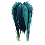 Messy Razor Cut Vkei Hair (Sea Witch)