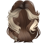 Messy Wavy Layered Hairstyle in Brown Blonde