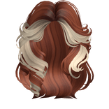 Messy Wavy Layered Hairstyle in Ginger Blonde