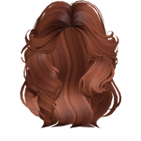 Messy Wavy Layered Hairstyle in Ginger