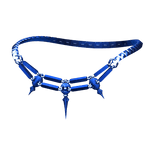 -',ৎ Metal Edgy Blue Shard Necklace (1.0)