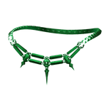 -',ৎ Metal Edgy Green Shard Necklace (1.0)
