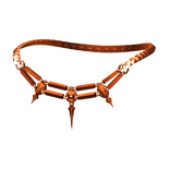-',ৎ Metal Edgy Orange Shard Necklace (1.0)