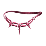 -',ৎ Metal Edgy Pink Shard Necklace (1.0)
