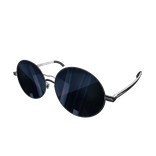 Metallic Luxury Silver Frame Glasses