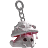 Mewshroom Keychain - Pink/White