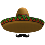 Mexican Hat w/ Mustache V3