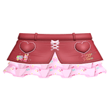 🌈☘️ mezzo piano red denim skirt
