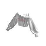 Miami Off Shoulder Oversized Shirt Cropped