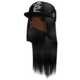 Middle Parted Buss Down w/ Cap