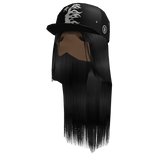 Middle Parted Buss Down w/ Cap