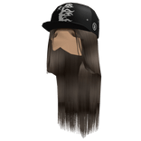 Middle Parted Buss Down w/ Cap