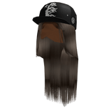 Middle Parted Buss Down w/ Cap