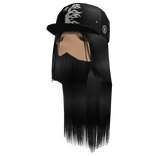 Middle Parted Buss Down w/ Cap