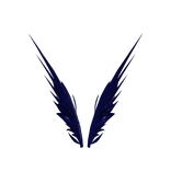 Midnight Blue Pixie Wings