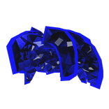 Midnight Blue Sparkle Time Bacon Hair