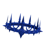 Midnight Blue Stellar Hollow Crescent Crown