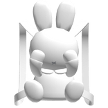 ♡: miffy backpack in white (3.0)