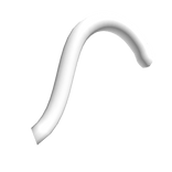 mikos white classic cat tail