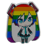 Miku Pride LGBTQ Chibi 