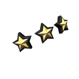 Military Beret Rank | 3 Stars | Gold