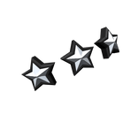 Military Beret Rank | 3 Stars | Silver