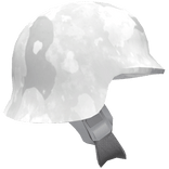 Military Helmet | White Camo