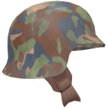 Military Helmet | Woodland Camo