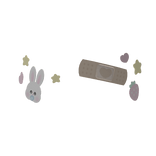 ♡ Milk Bunny Kawaii Face Stickers Bandage🐇🍼♡