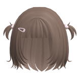 ♡ Milk Tea Cutecore School Girl Bob W Pigtails