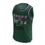 Milwaukee Bucks Retro Jersey (Ray Allen)