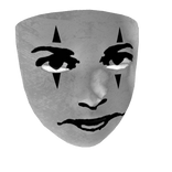 Mime clown mask
