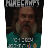 Minecraft movie chicken jockey minecraft steve