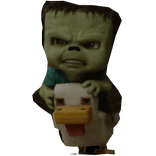Minecraft movie chicken jockey shoulder