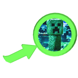 Minecraft Movie Creeper Meme Circle⏳ (Glows)