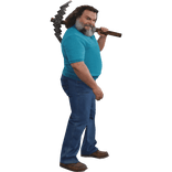 Minecraft Steve Movie Cutout