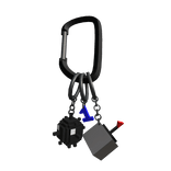 minesweeper carabiner / keychain
