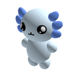 Mini Cute Blue Axolotl Suit