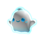 Mini Neon Ghost - Blue