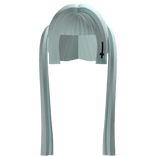 ♡ : mint cross pastel goth y2k long pigtails 