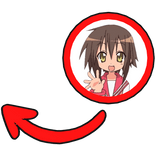 misao kusakabe pointing meme circle