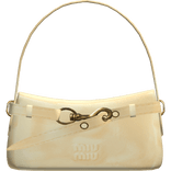Miu Vintage Chic Yellow Eleganza Shoulder Bag