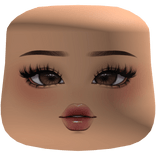 Mocha Girl Makeup Cheeks Head White Skin Tone