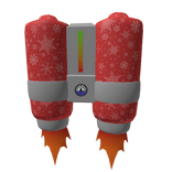 Mochila de natal a jato