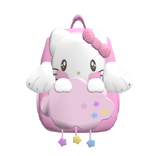 Cute pink starry hello kitty backpack