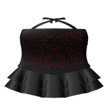 ♡ moe gothic red vkei doll dress