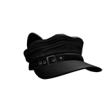 ♰ moe vkei black cat hat w buckel